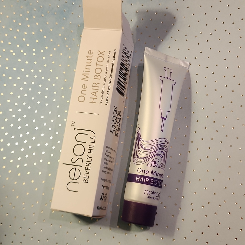 Nelson J. One minute hair Botox Leave-in Lavender oil infused treatment